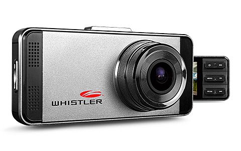 Wideorejestrator jazdy, kamera samochodowa Whistler